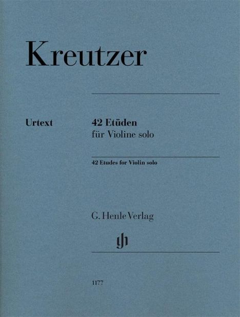 42 Etüden für Violine solo, Buch