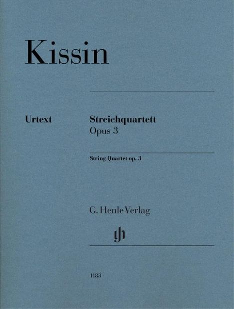 Evgeny Kissin: Kissin, E: Streichquartett op. 3, Buch