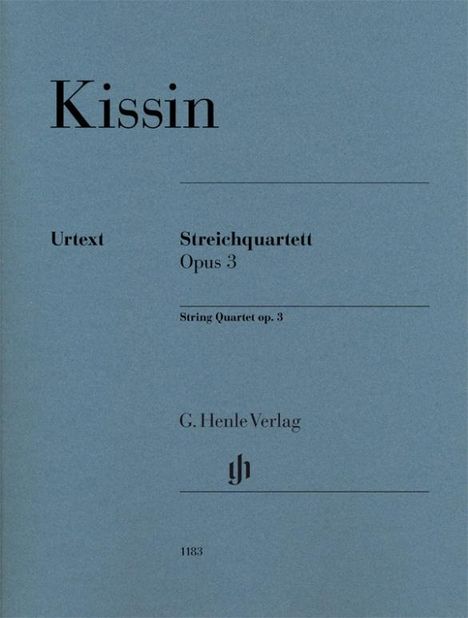 Evgeny Kissin: Kissin, E: Streichquartett op. 3, Noten