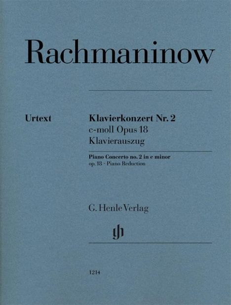 Rachmaninow, Sergej - Klavierkonzert Nr. 2 c-moll op. 18, Buch