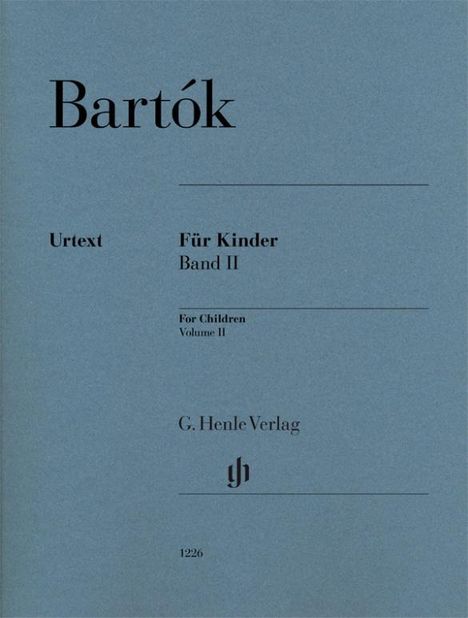 Bartók, Béla - For Children, Volume II, Buch