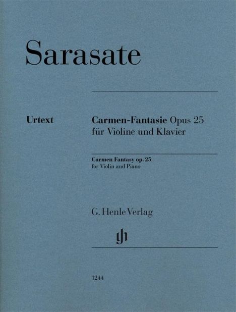 Carmen-Fantasie op. 25 für Violine und Klavier, Buch