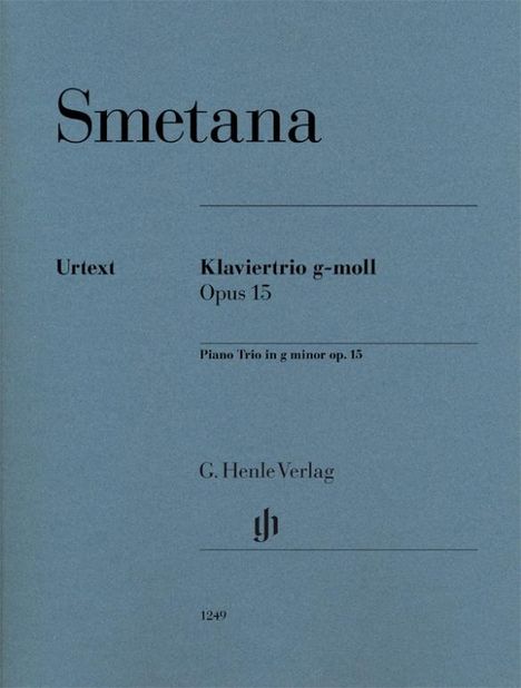 Smetana, B: Klaviertrio g-moll op. 15, Buch