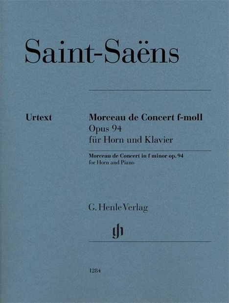 Saint-Saens, C: Morceau de Concert f-moll, Buch