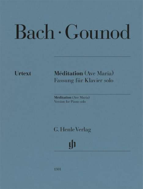 Charles Gounod - Méditation, Ave Maria (Johann Sebastian Bach), Buch