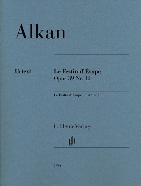 Charles Alkan: Le Festin d'Ésope op. 39,12, Noten