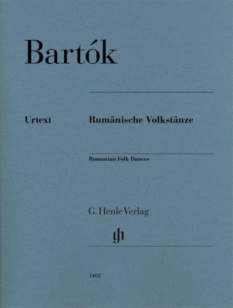 Béla Bartók: Rumänische Volkstänze, Buch