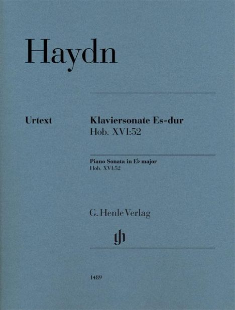 Joseph Haydn: Haydn, Joseph - Klaviersonate Es-dur Hob. XVI:52, Noten