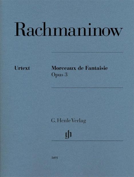 Sergej Rachmaninoff: Sergej Rachmaninow - Morceaux de Fantaisie op. 3, Buch