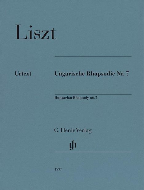 Franz Liszt: Franz Liszt - Ungarische Rhapsodie Nr. 7, Noten