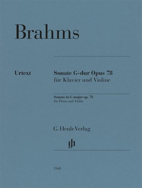 Johannes Brahms - Violinsonate G-dur op. 78, Buch