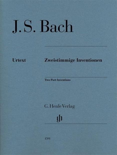 Johann Sebastian Bach: Zweistimmige Inventionen, Noten