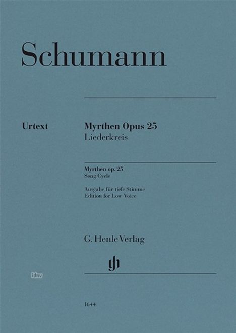 Robert Schumann: Myrthen op. 25, Noten