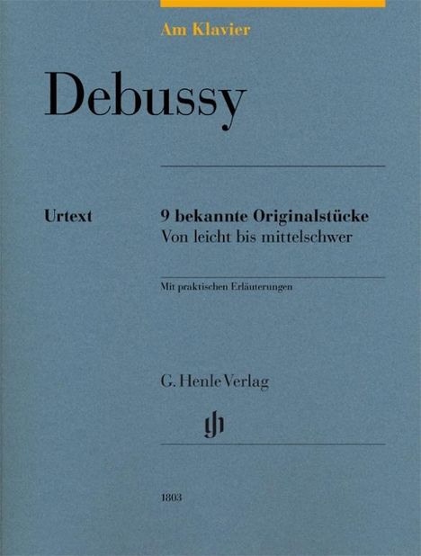 Am Klavier - Debussy, Noten