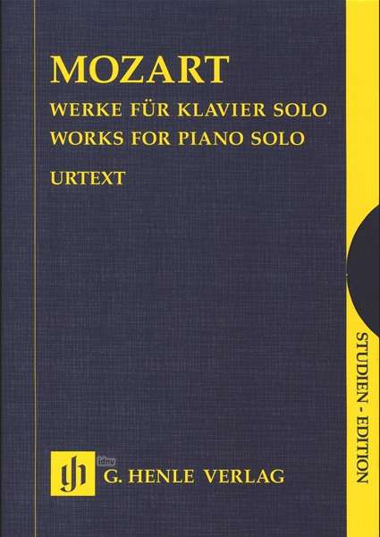 Werke für Klavier solo - Klaviersonaten I und II, Klaviervariationen, Klavierstücke, Studien-Edition, 4 Bde., Noten