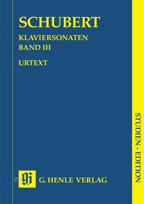 Klaviersonaten, Studien-Edition. Bd.3, Noten