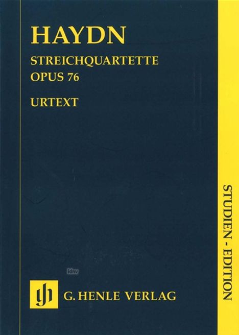 Streichquartette op.76 Nr.1-6, Studien-Edition, Noten