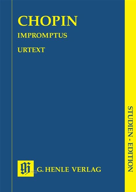 Impromptus, Klavier, Studien-Edition, Noten