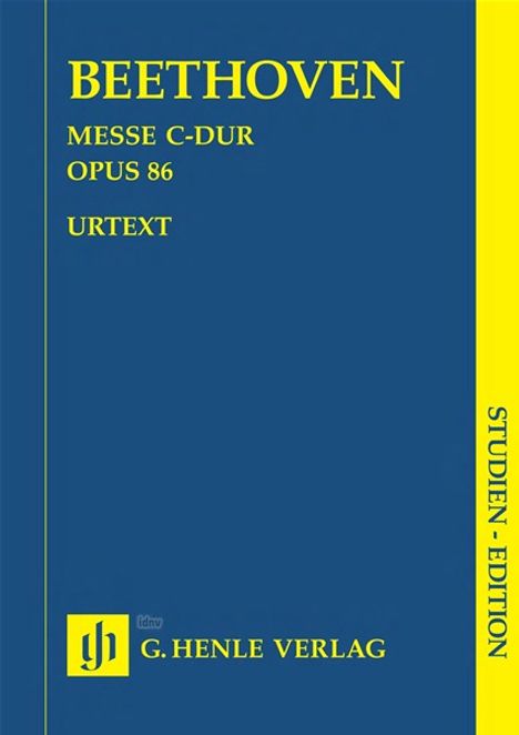 Messe C-Dur op.86, Partitur, Noten