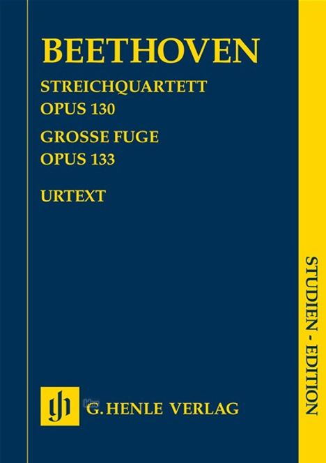 Ludwig van Beethoven: Streichquartett B-dur op. 130, Noten