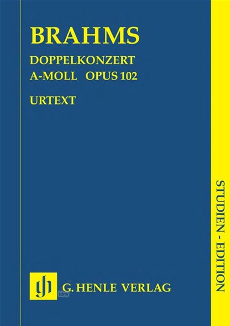 Doppelkonzert a-Moll op.102 für Violine, Violincello und Orchester, Partitur, Noten