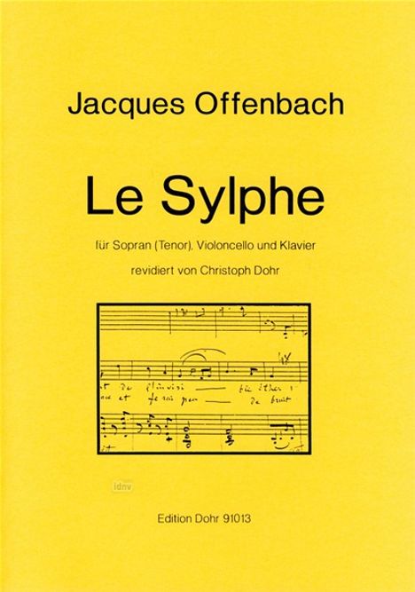 Jacques Offenbach: Le Sylphe, Noten