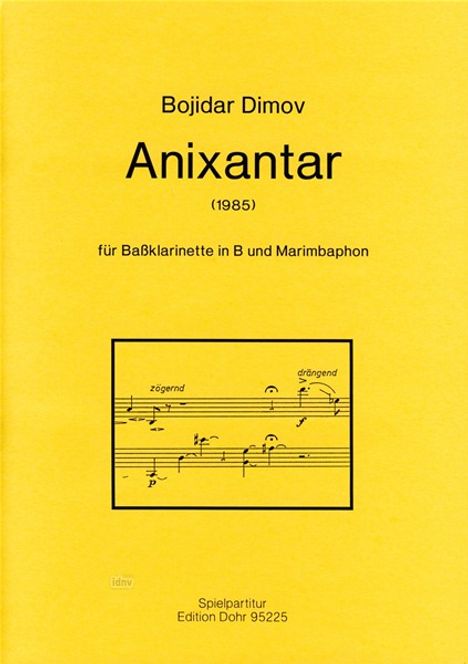 Bojidar Dimov: Anixantar, Noten