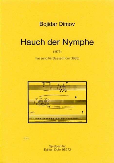 Bojidar Dimov: Hauch der Nymphe, Noten