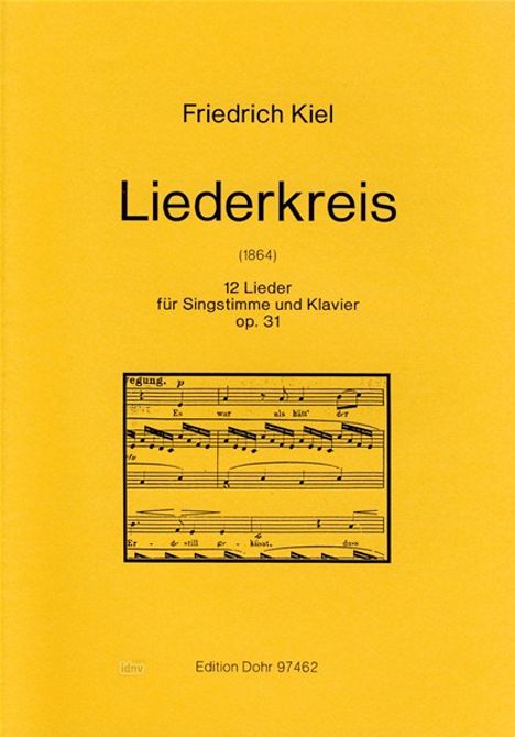 Friedrich Kiel: Liederkreis op. 31, Noten