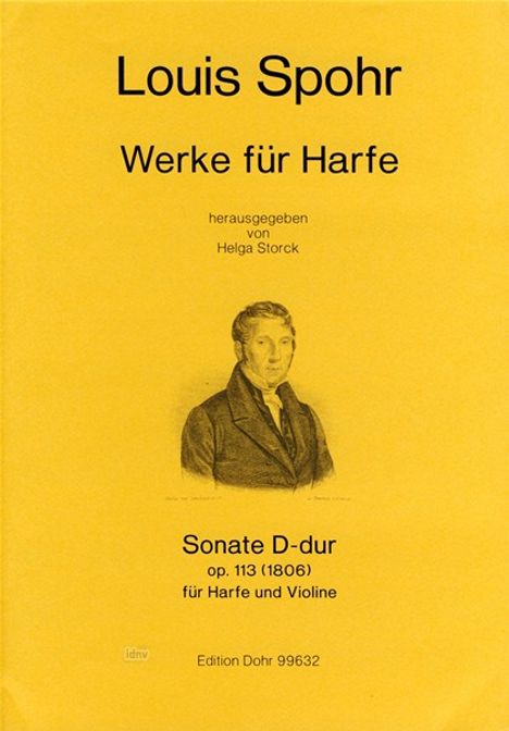 Louis Spohr: Sonate D-Dur op. 113, Noten