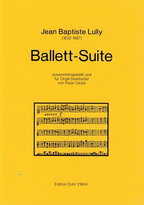 Jean-Baptiste Lully: Ballett-Suite, Noten