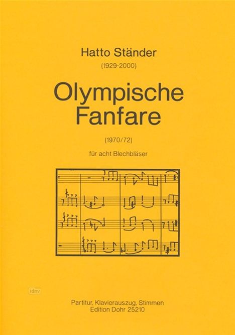 Hatto Ständer: Olympische Fanfare für acht Bl, Noten