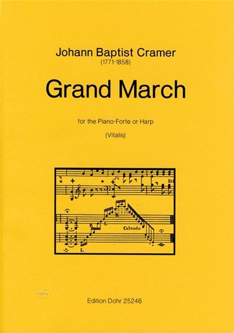 Johann Baptist Cramer: Grand March for the Piano-Fort, Noten