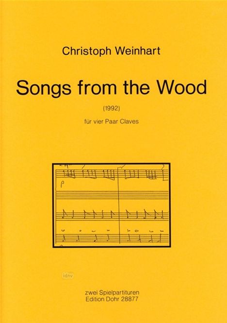 Christoph Weinhart: Songs from the Wood, Noten