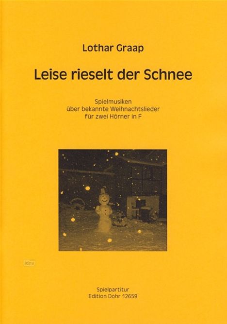 Lothar Graap: Leise rieselt der Schnee, Noten