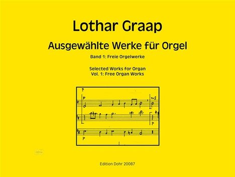 Lothar Graap: Ausgewählte Orgelwerke, Noten