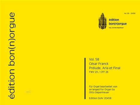 Cesar Franck: Prélude, Aria et Final FWV 23, Noten