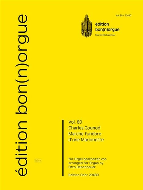 Charles Gounod: Marche funèbre d'une Marionette, Noten