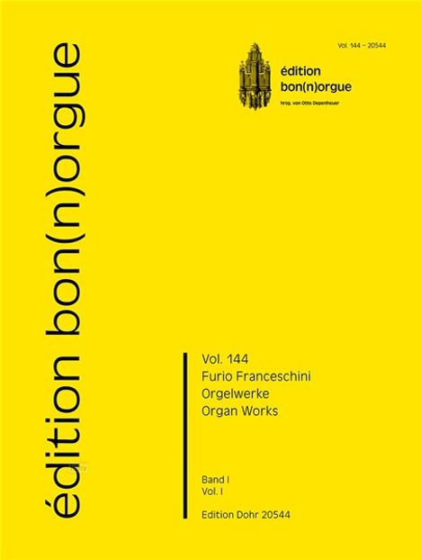 Furio Franceschini: Orgelwerke, Noten