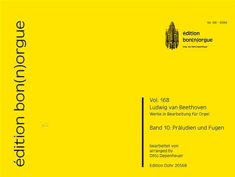 Ludwig van Beethoven: Werke in Bearbeitung für Orgel Bd. 10, Noten