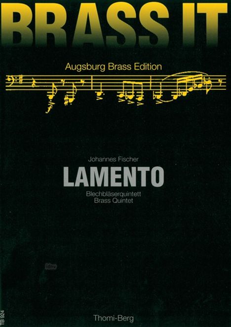 Johannes Fischer: Lamento, Noten