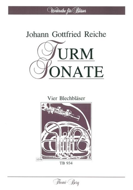 Johann G Reiche: Turmsonate, Noten