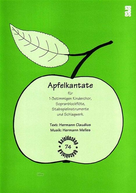 Apfelkantate, Noten