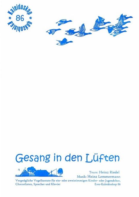 Gesang in den Lüften, Noten