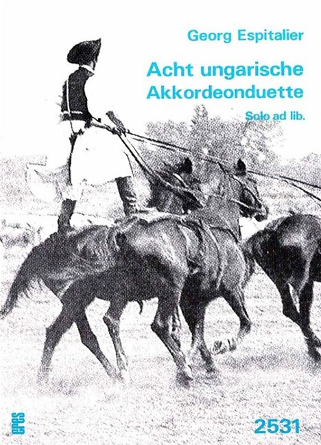 Georg Espitalier: Acht ungarische Akkordeonduett, Noten