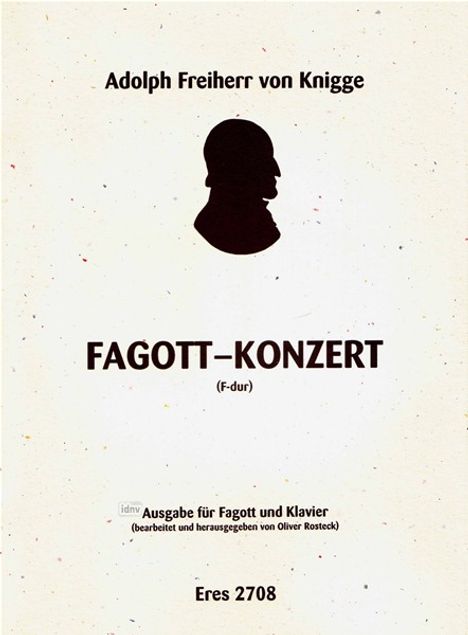 Adolph Freiherr von Knigge: Konzert für Fagott Nr. F-Dur, Noten