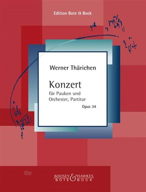 Werner Thärichen: Paukenkonzert op. 34, Noten