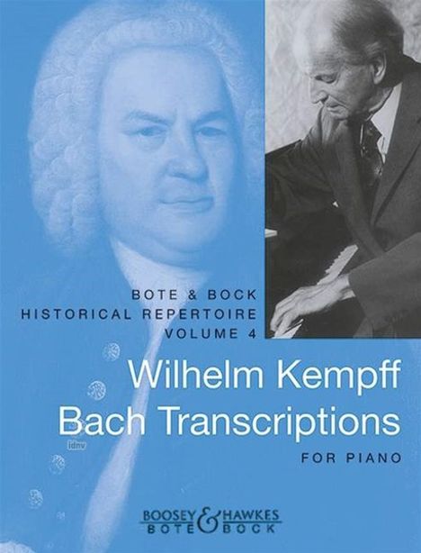 Johann Sebastian Bach: Bach,J.S. /Bea:Kempf:Bach-Transkript.... /Klav /GH, Noten