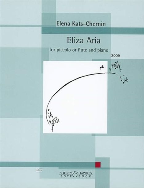 Elena Kats-Chernin: Eliza Aria, Noten