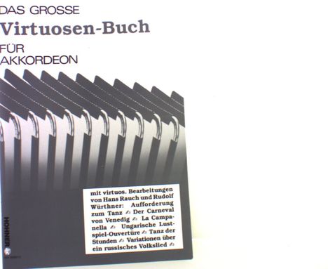 Das große Virtuosen-Buch für Akkordeon, Buch